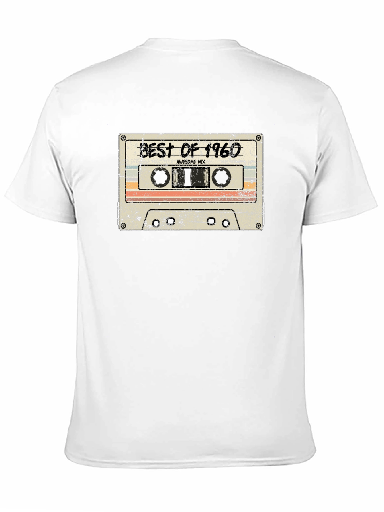 Retro Best of 1960 Cassette Tape Graphic T-Shirt