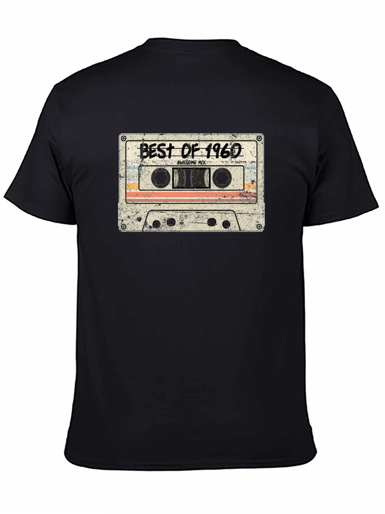 Retro Best of 1960 Cassette Tape Graphic T-Shirt