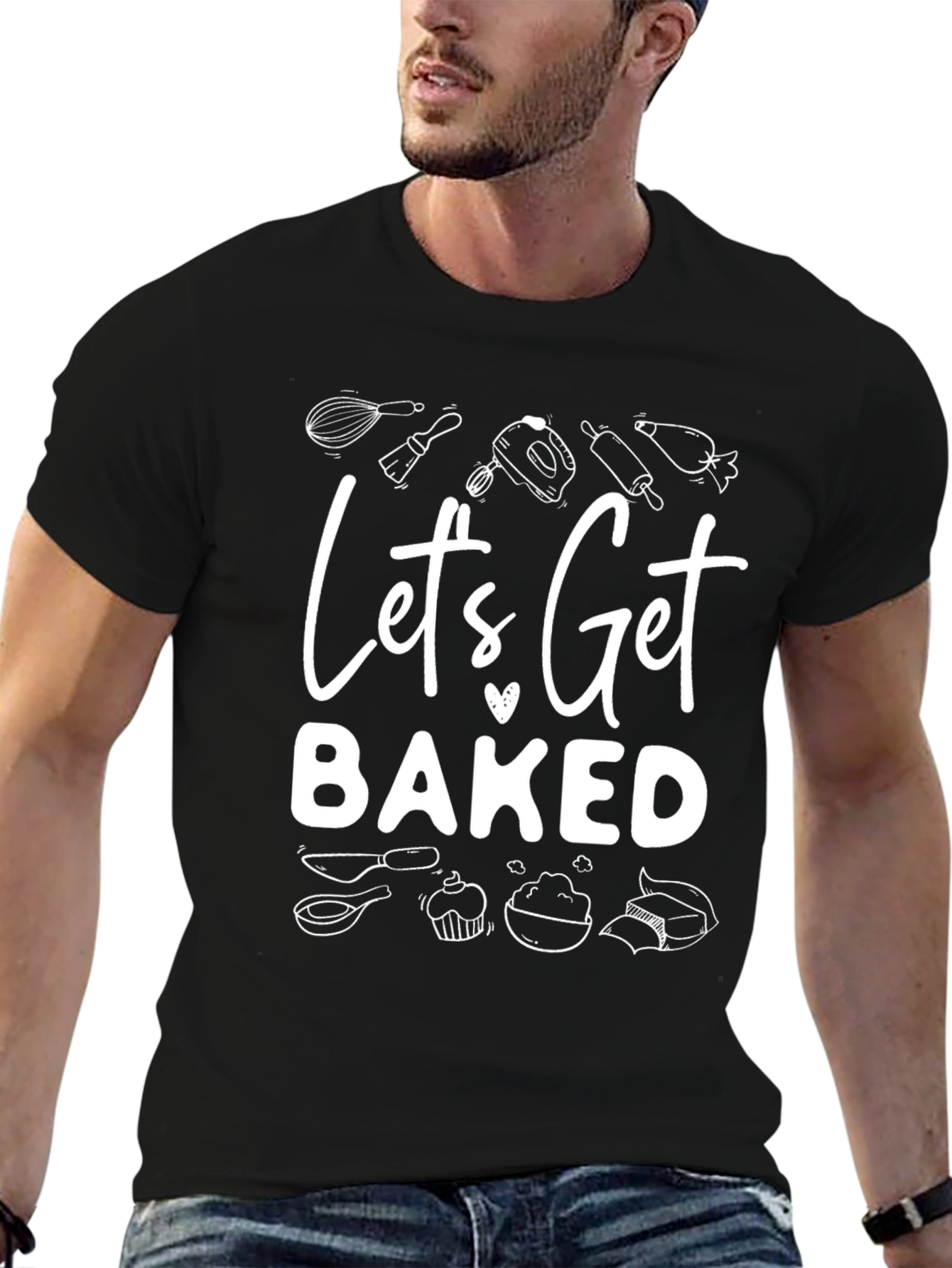 Lets Get Baked Funny Baking T-Shirt