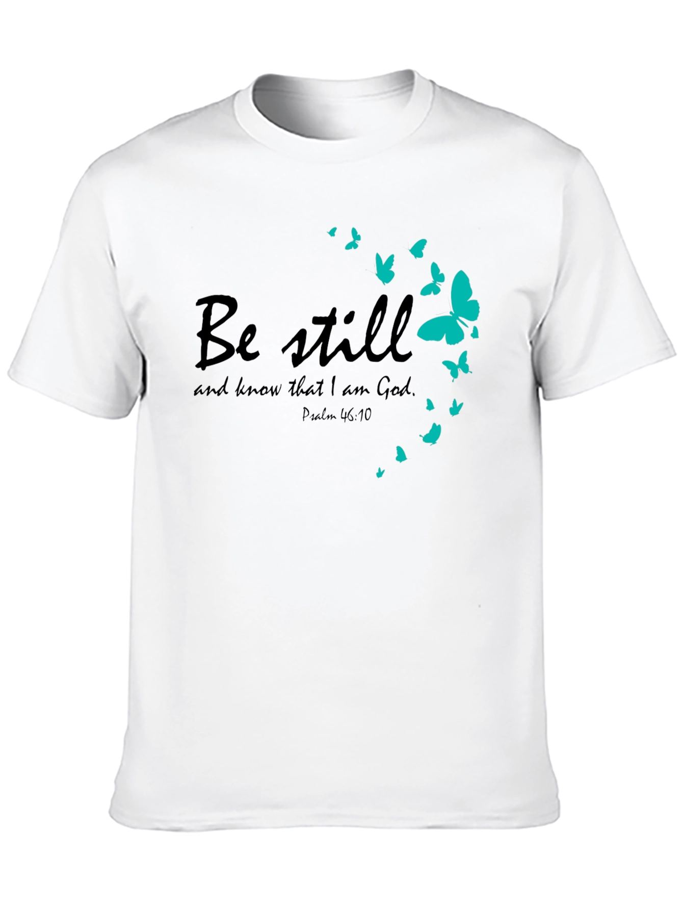 Be Still Tee - Christian Butterfly T-Shirt