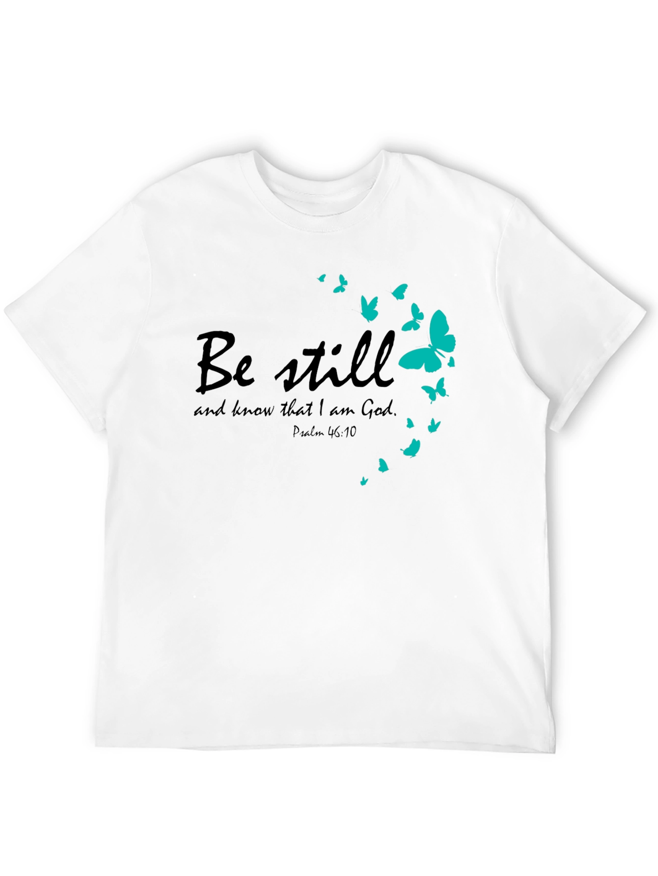 Be Still Tee - Christian Butterfly T-Shirt