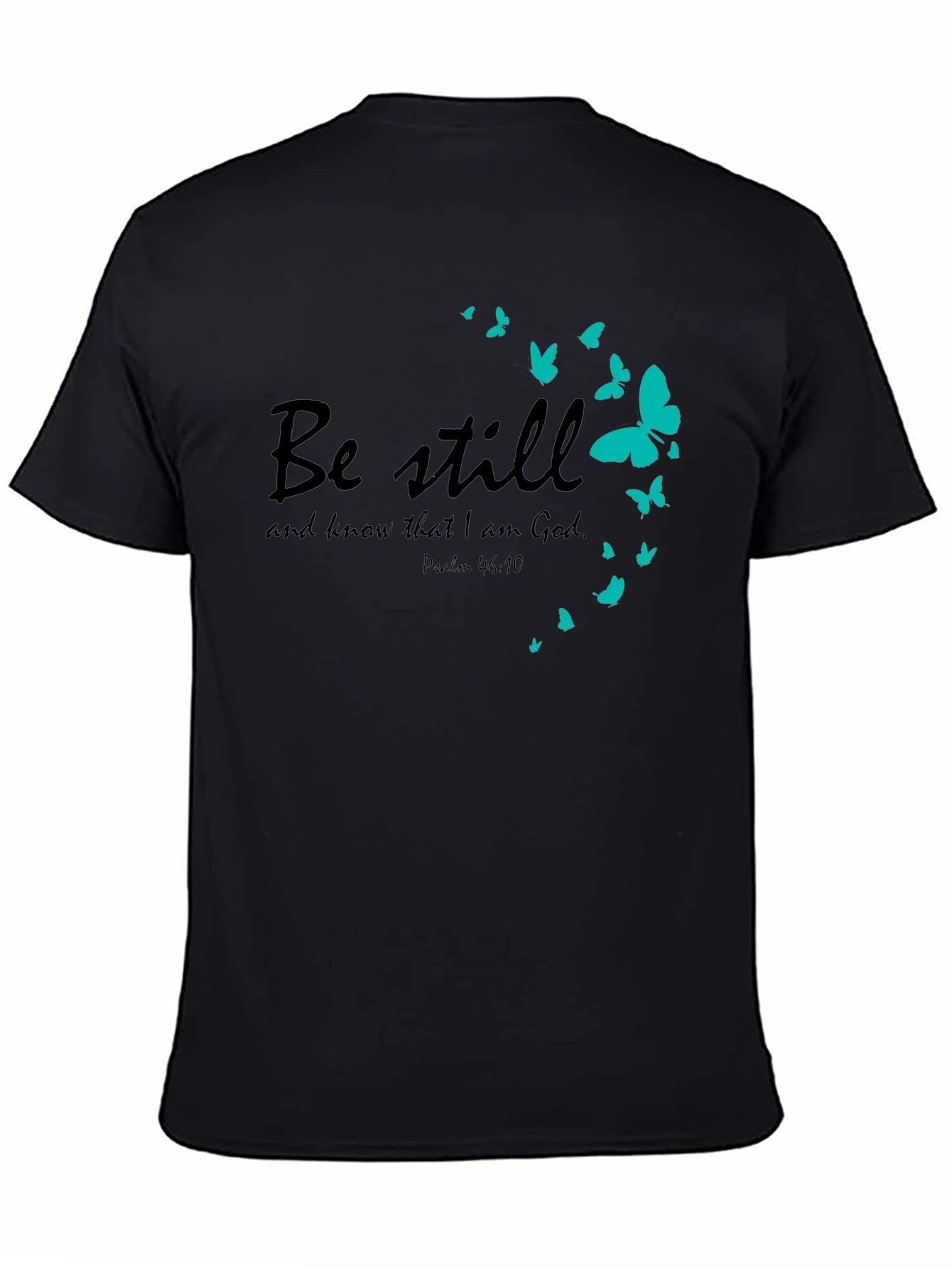 Be Still Tee - Christian Butterfly T-Shirt