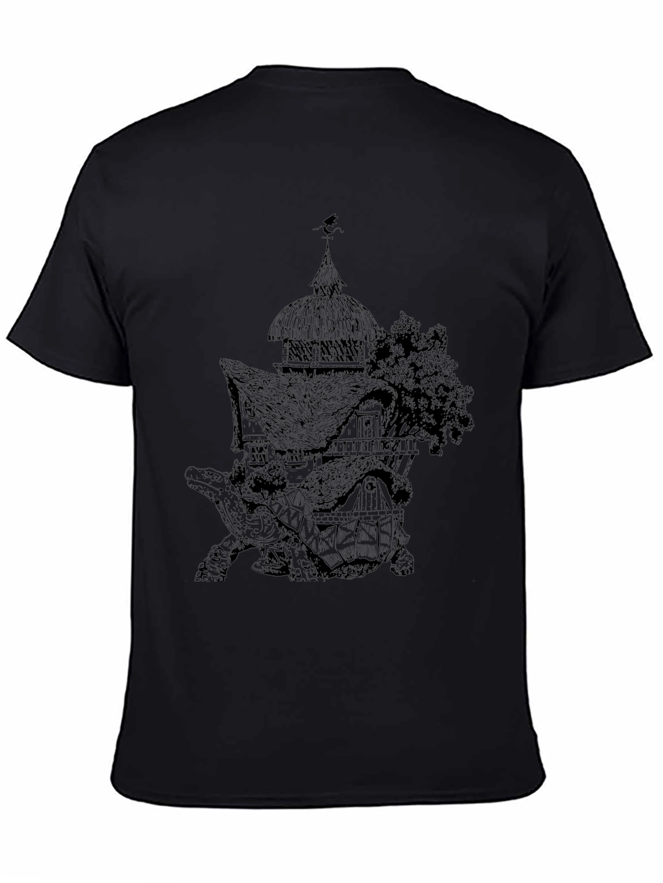Turtle House Tee - Unique Graphic Print