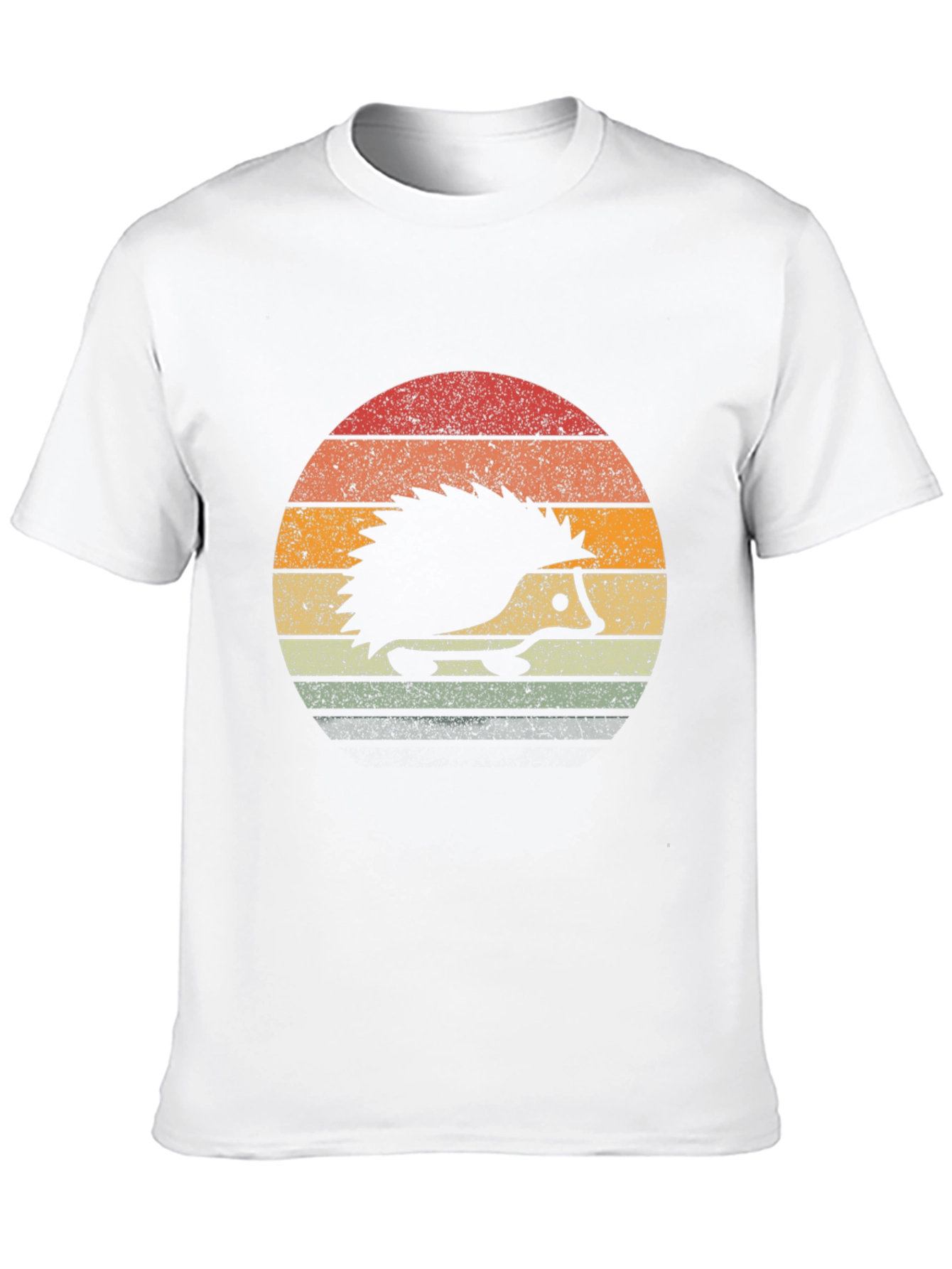 Retro Hedgehog Graphic T-Shirt - Soft Cotton Blend