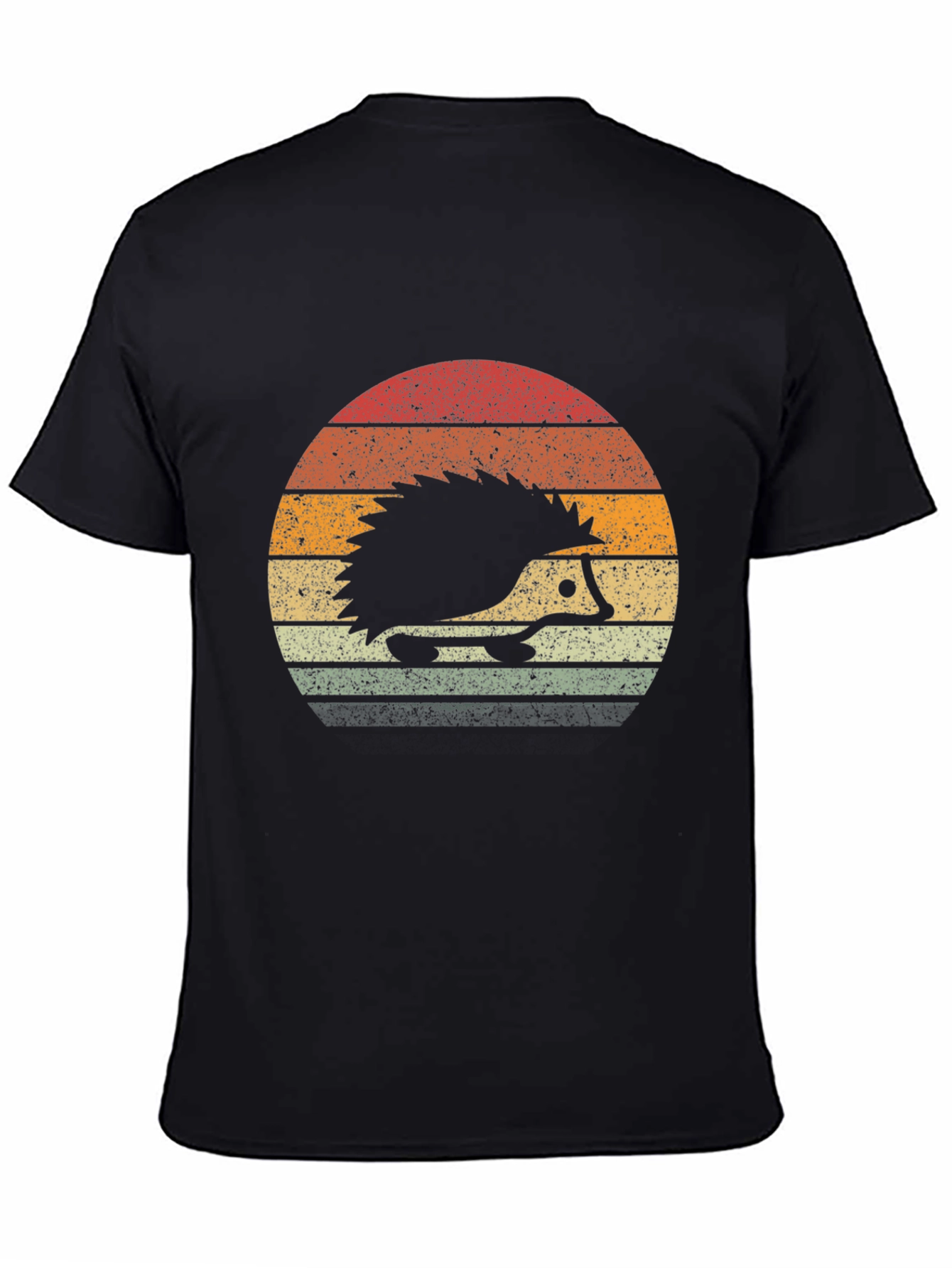 Retro Hedgehog Graphic T-Shirt - Soft Cotton Blend