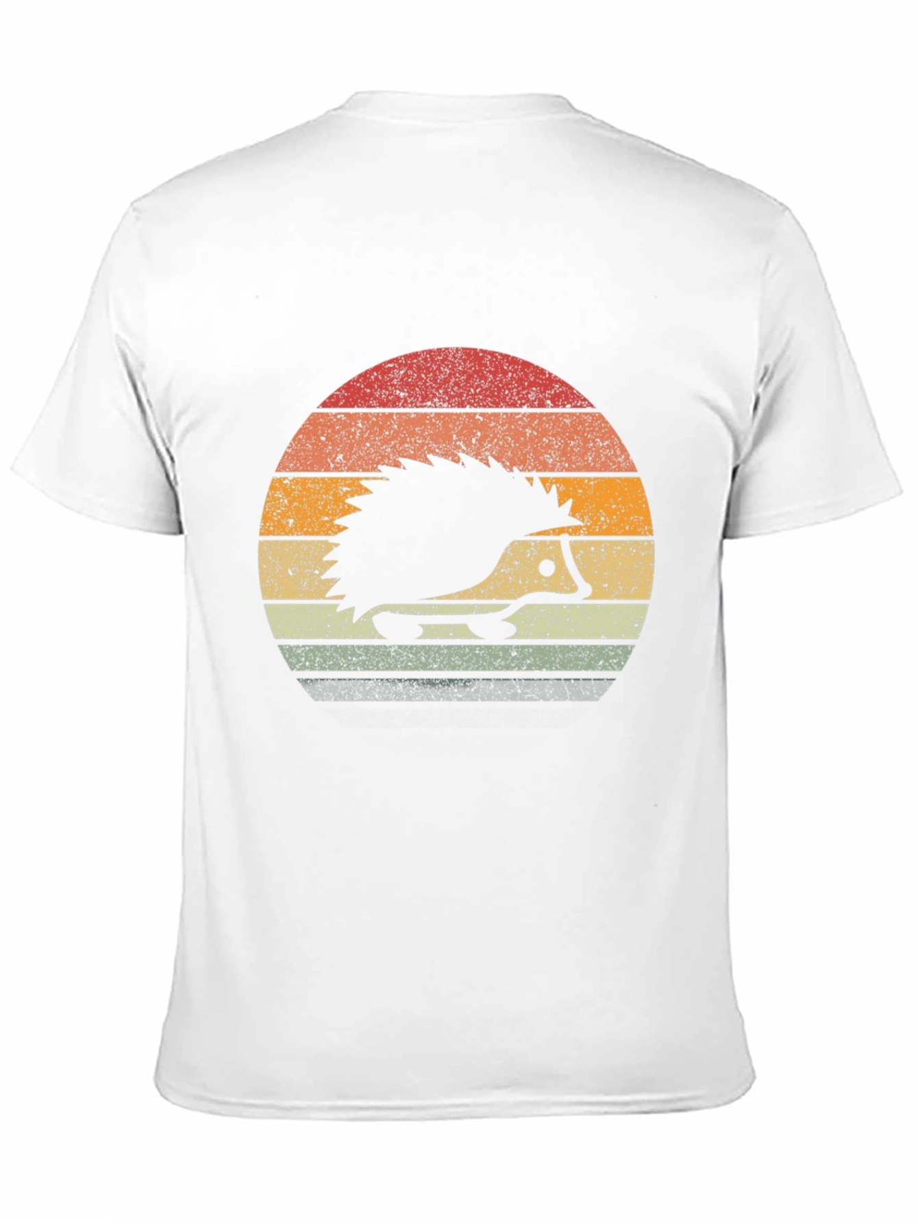 Retro Hedgehog Graphic T-Shirt - Soft Cotton Blend