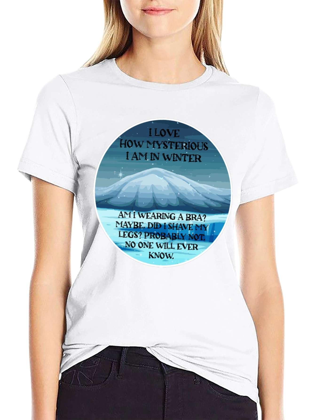 Mysterious Winter T-Shirt - Funny Slogan Tee