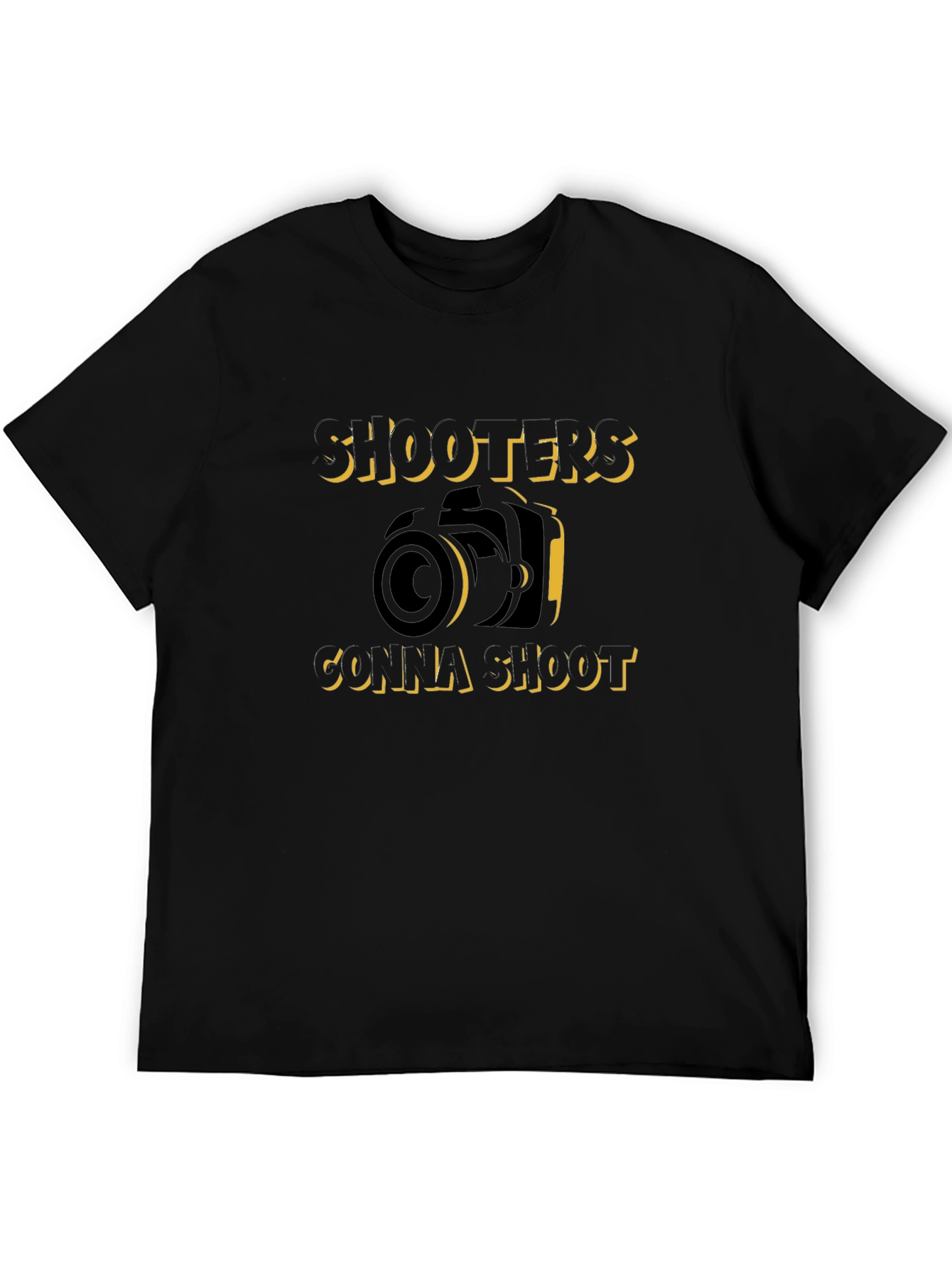Shooters Gonna Shoot Black Graphic Tee
