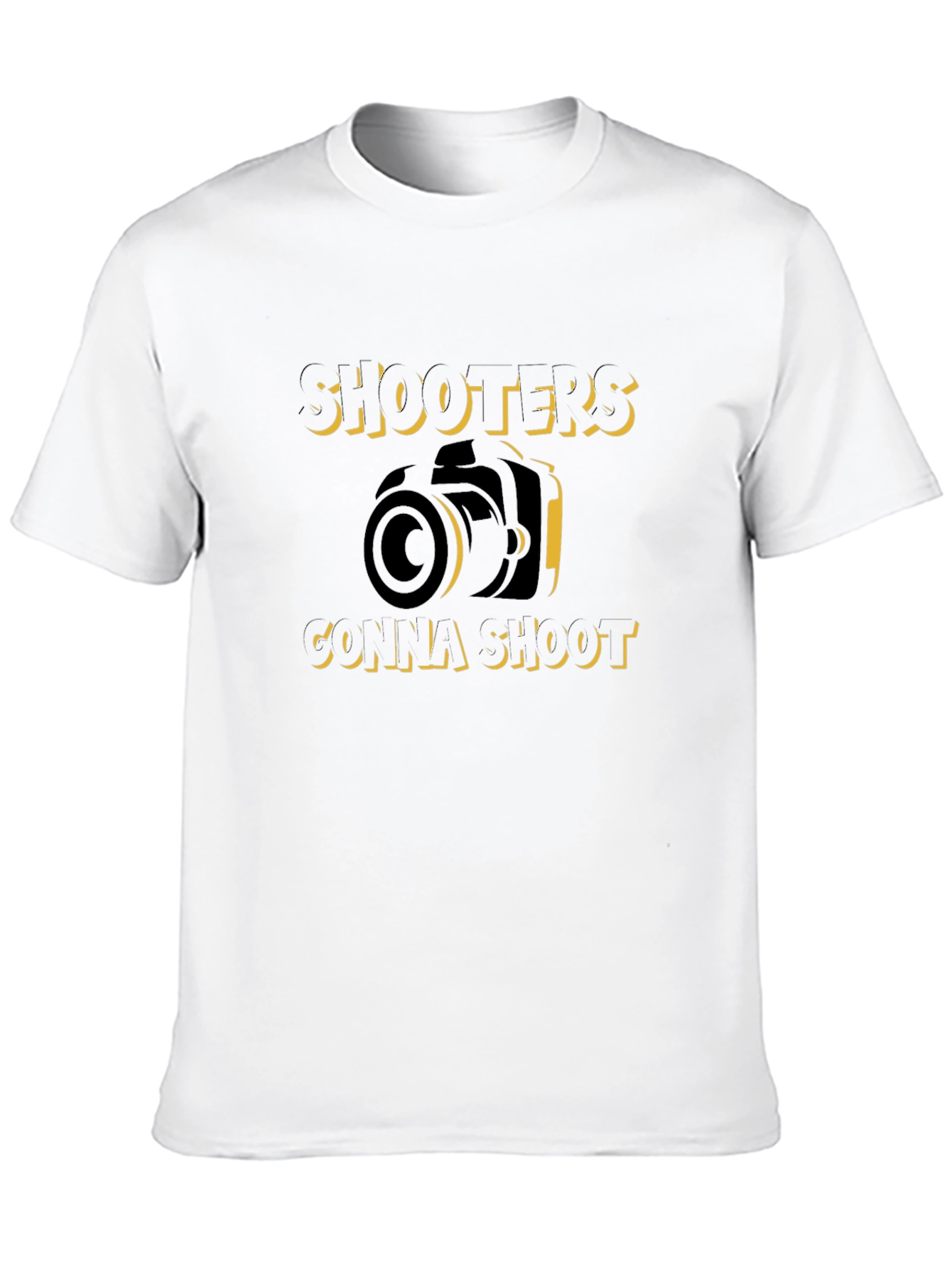 Shooters Gonna Shoot Black Graphic Tee