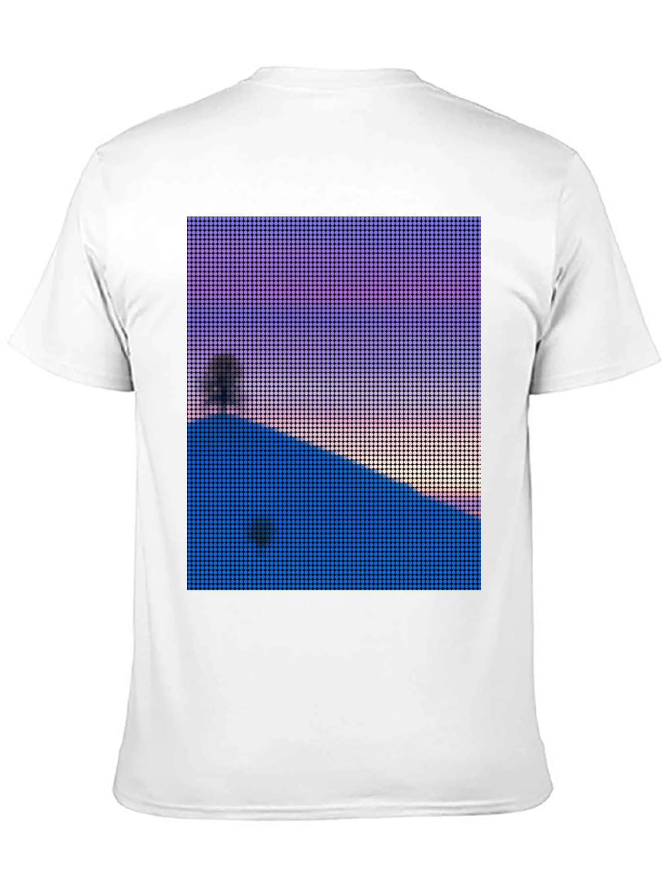 Pixelated Sunset T-Shirt - Unique Graphic Tee