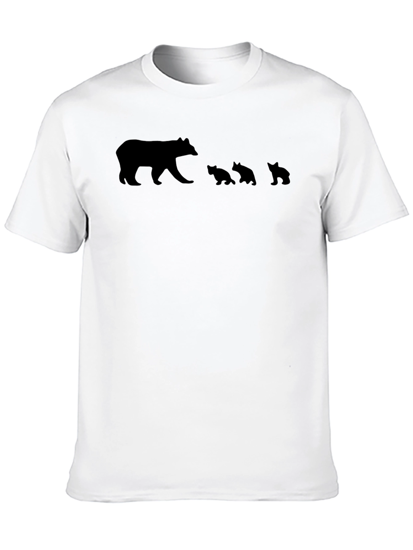 Bear Family Graphic T-Shirt