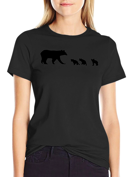 Bear Family Graphic T-Shirt