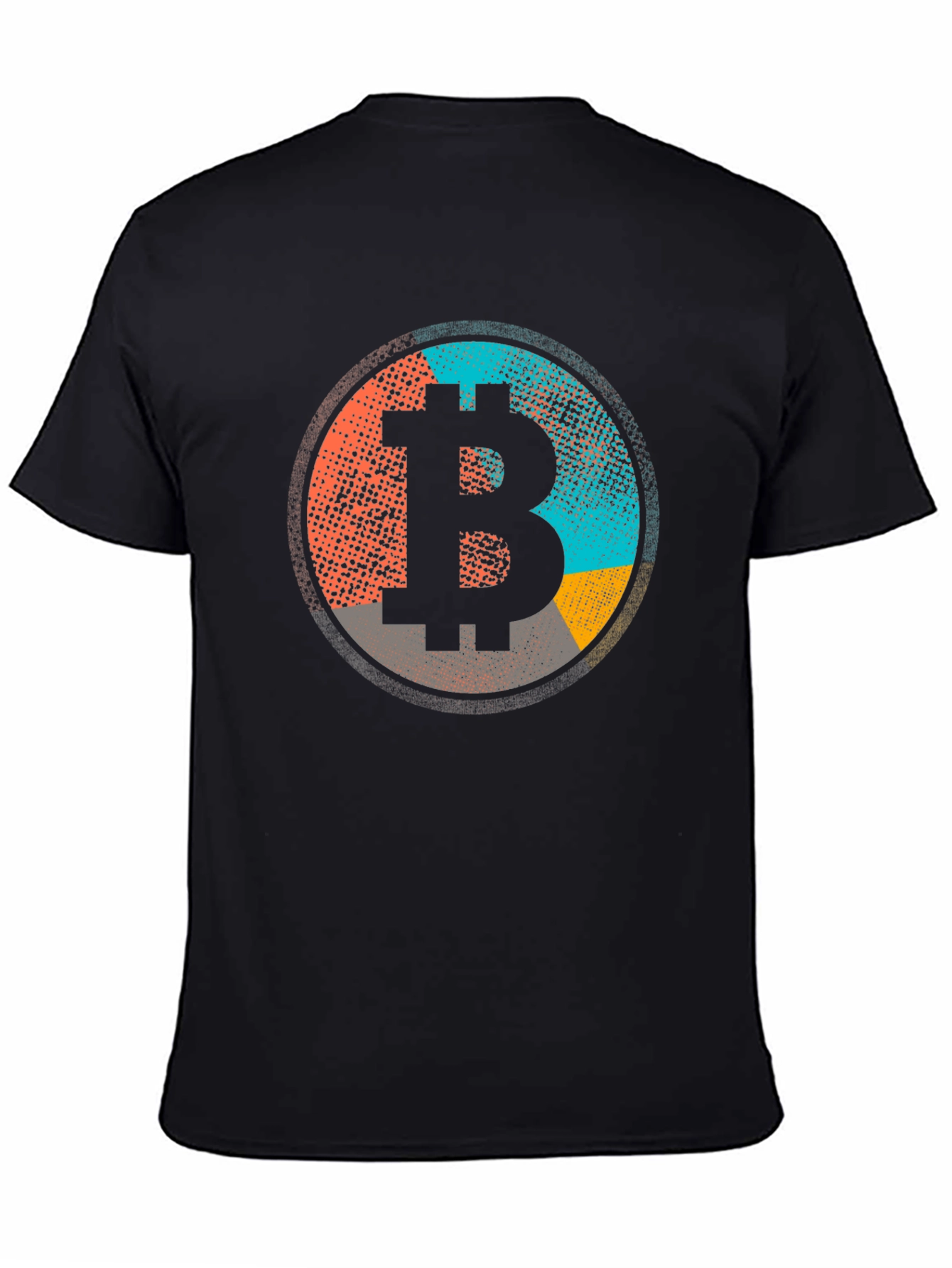 Bitcoin Black Graphic Tee Cryptocurrency T-Shirt