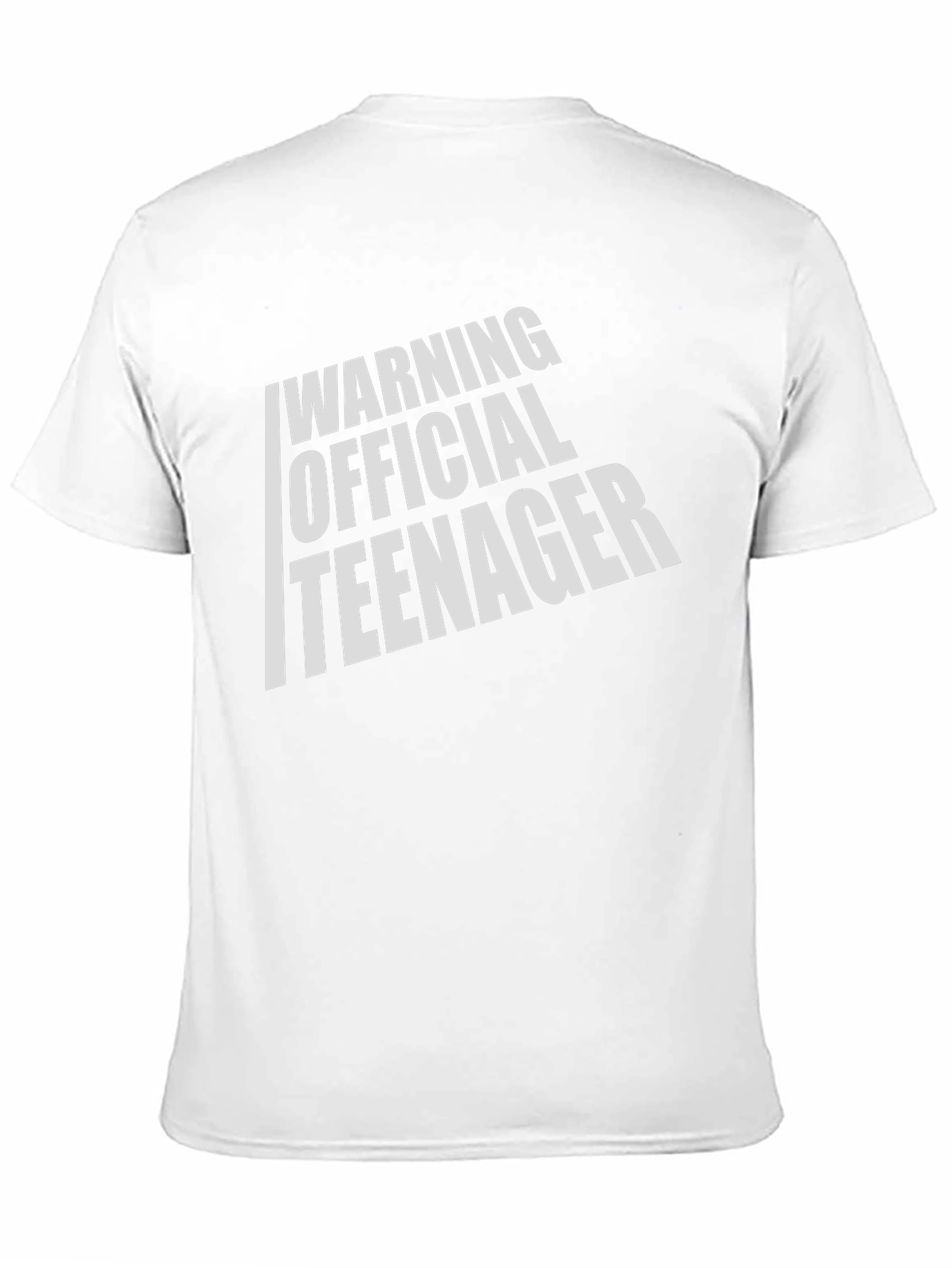 Warning Official Teenager T-Shirt - Black