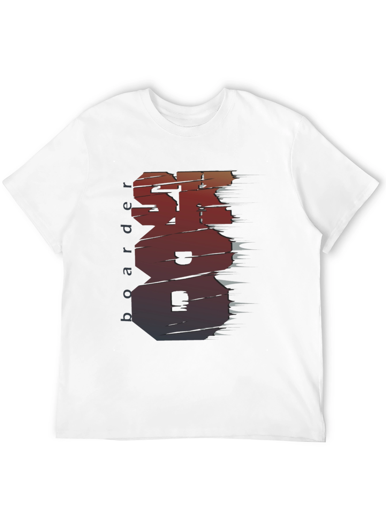 Skateboarder Graphic Tee - Unique Distressed Design