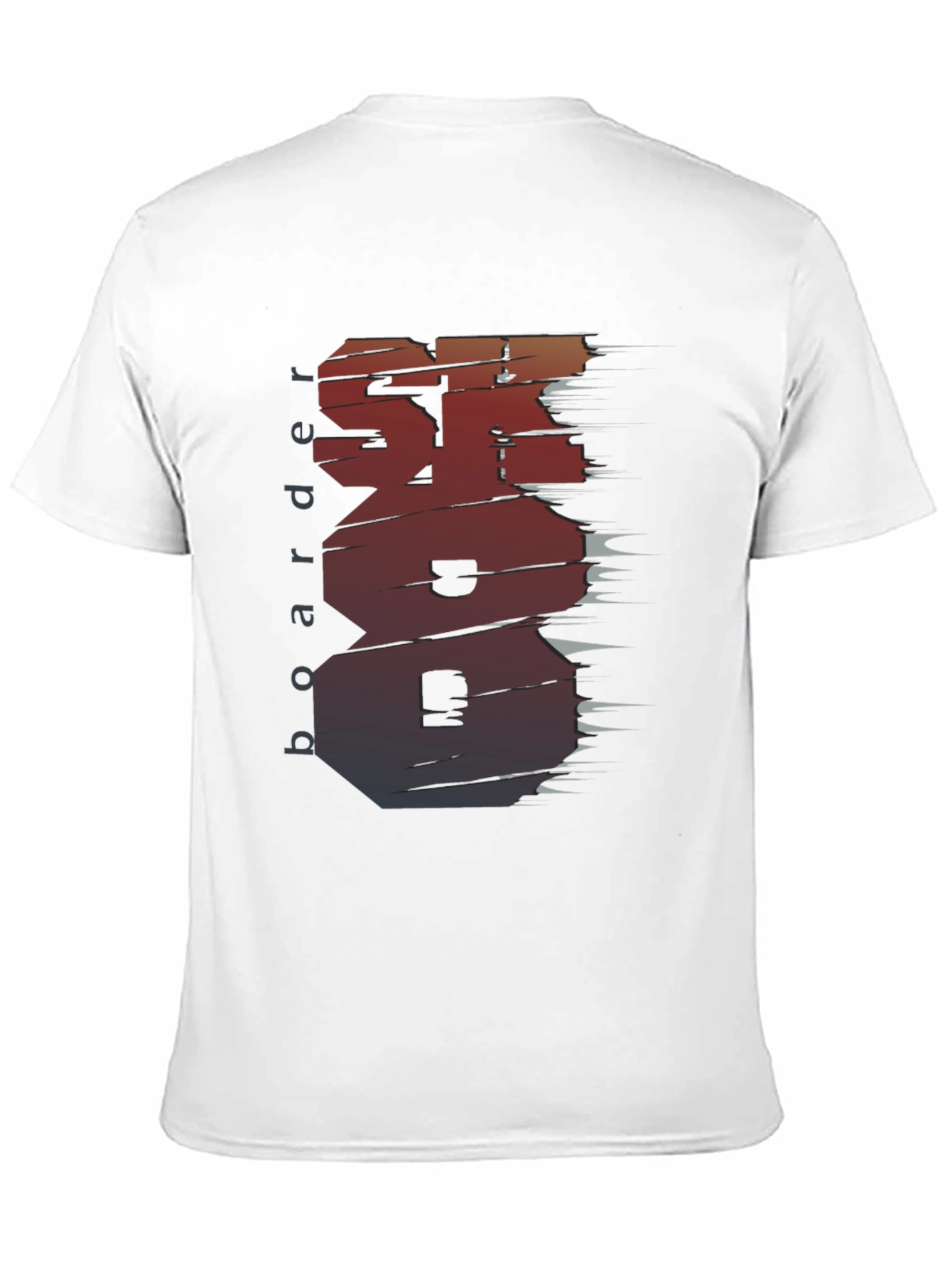 Skateboarder Graphic Tee - Unique Distressed Design