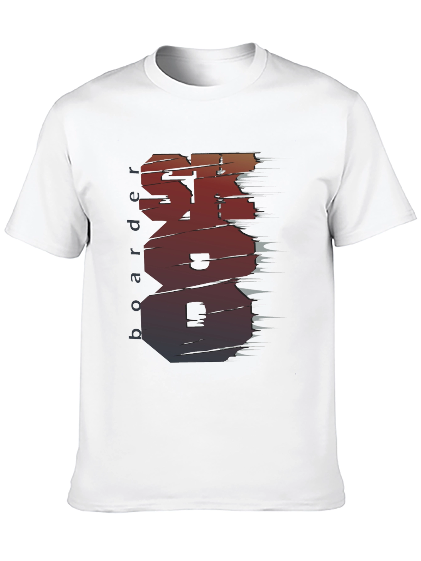 Skateboarder Graphic Tee - Unique Distressed Design