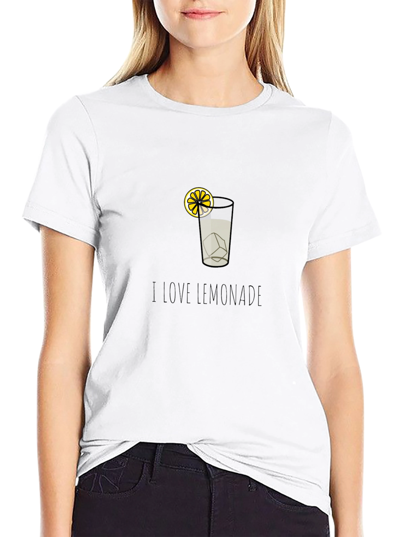 I Love Lemonade T-Shirt - Graphic Print Tee