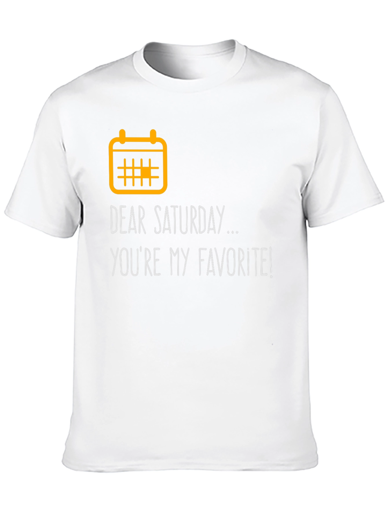 Dear Saturday Graphic Tee - Weekend Vibes
