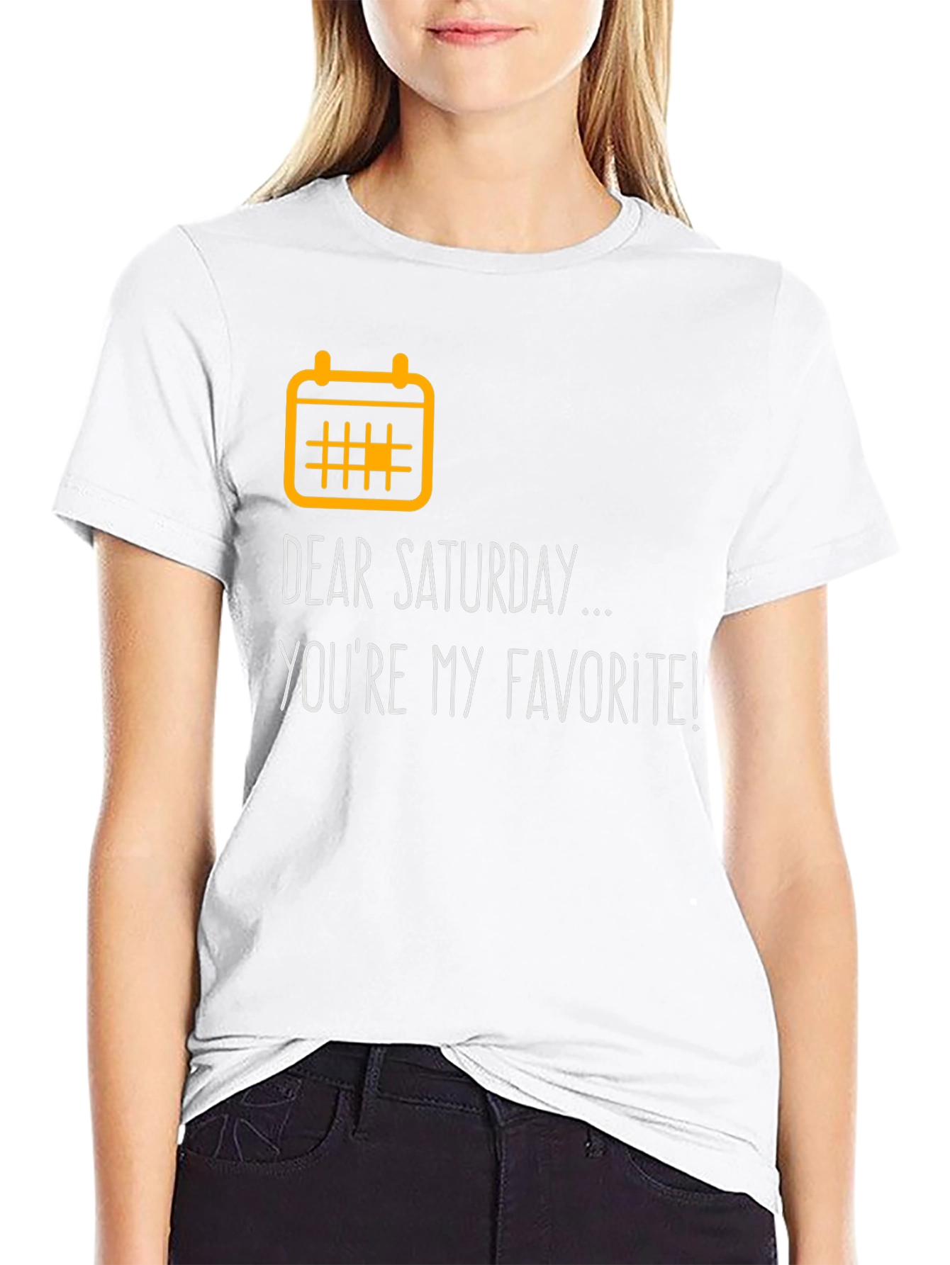 Dear Saturday Graphic Tee - Weekend Vibes