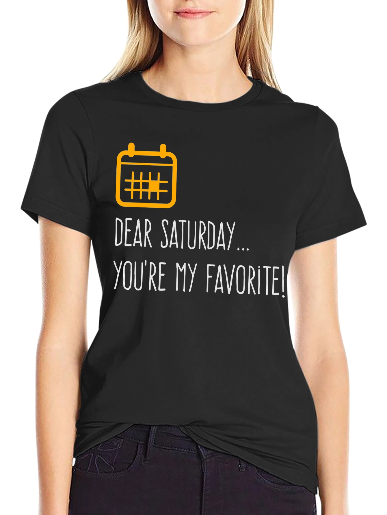 Dear Saturday Graphic Tee - Weekend Vibes