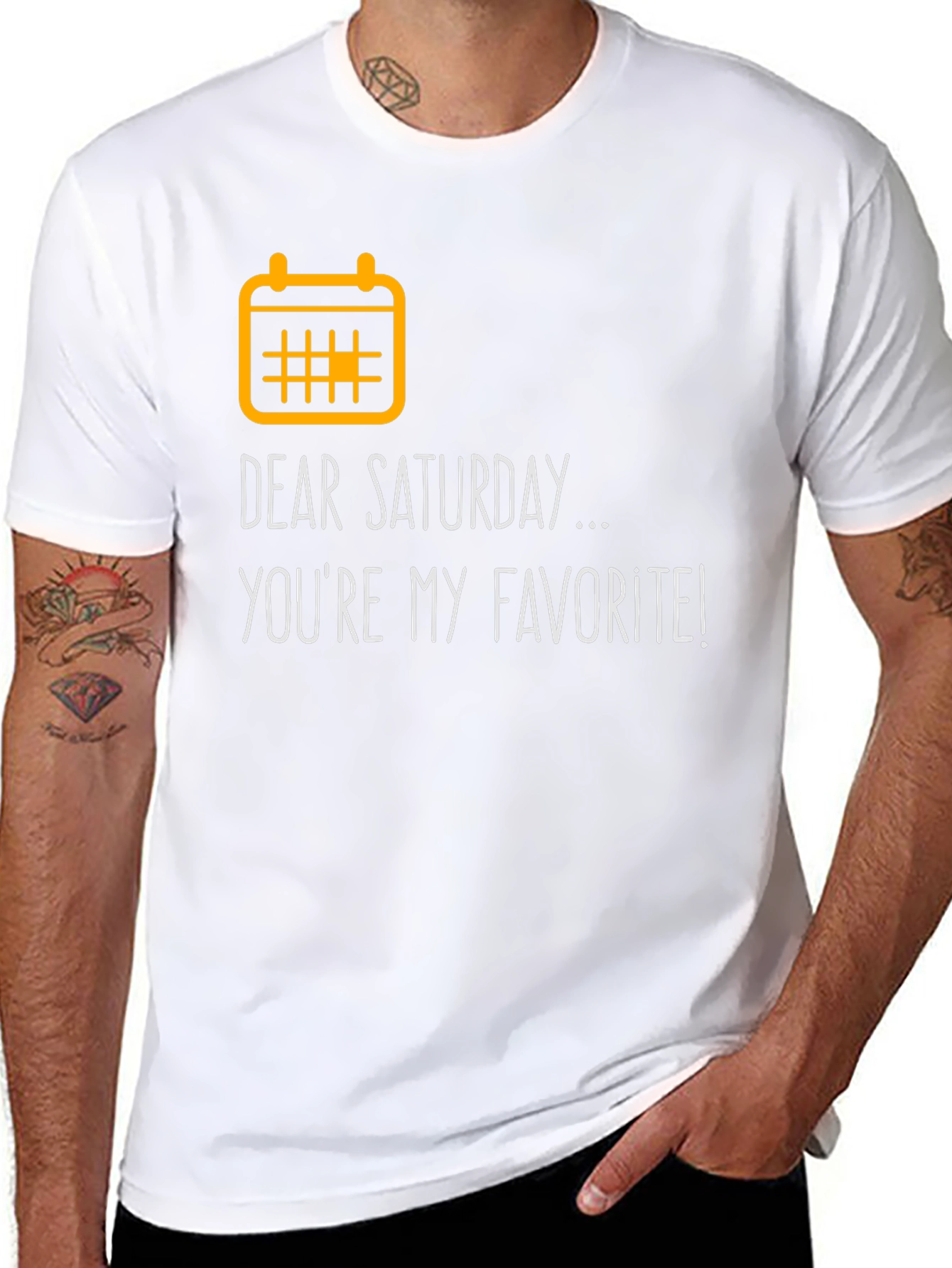 Dear Saturday Graphic Tee - Weekend Vibes