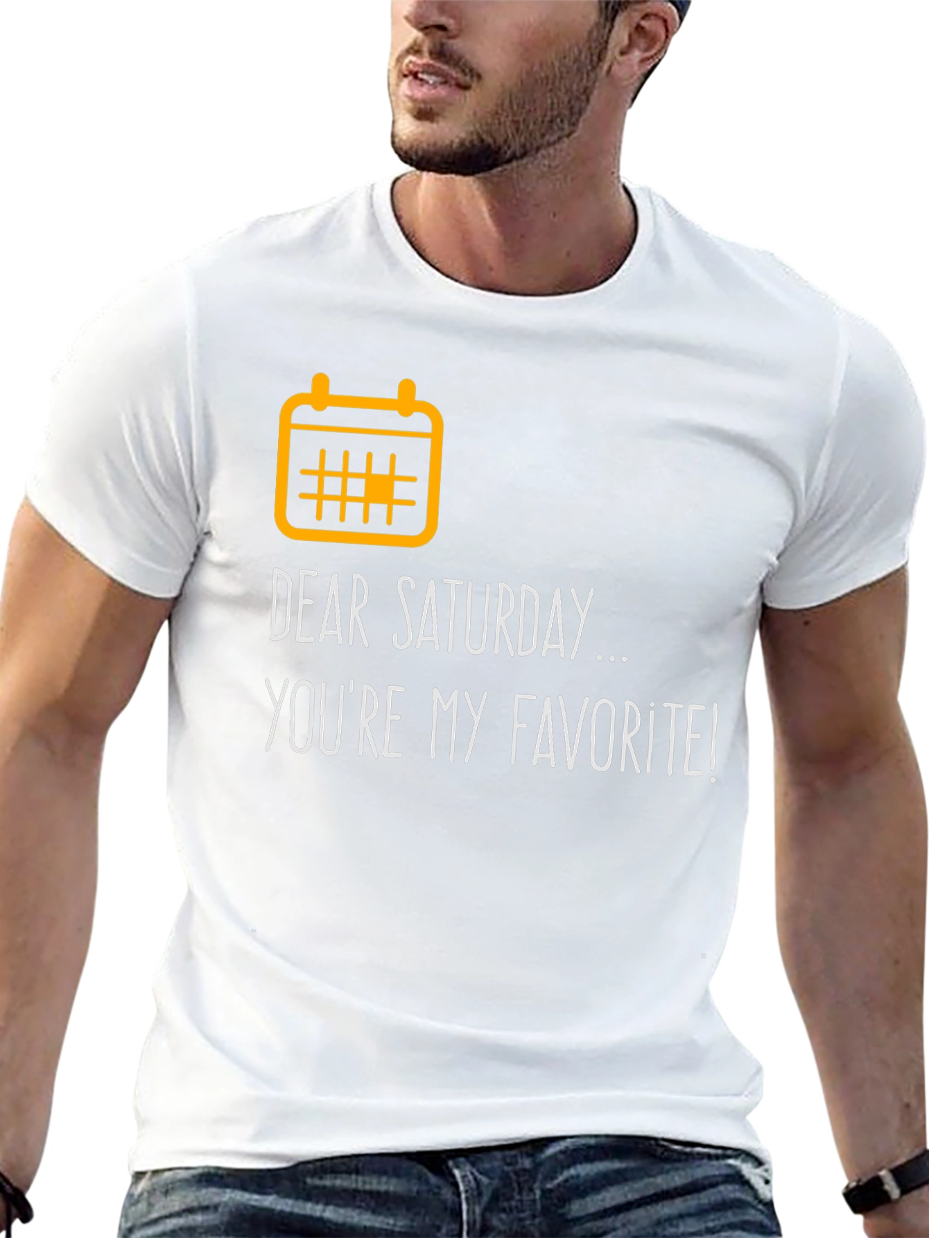 Dear Saturday Graphic Tee - Weekend Vibes