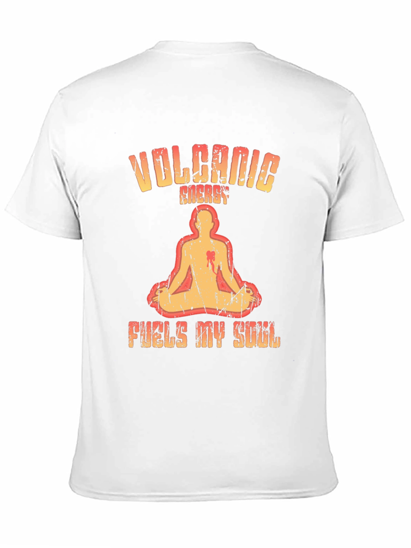 Volcanic Energy Graphic Tee - Mens Black T-Shirt