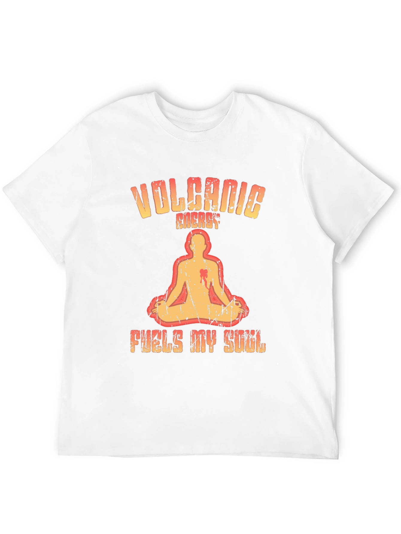 Volcanic Energy Graphic Tee - Mens Black T-Shirt