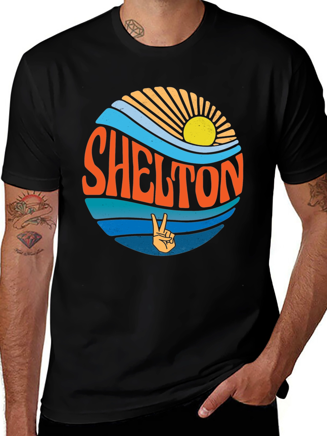 Shelton Retro Graphic T-Shirt