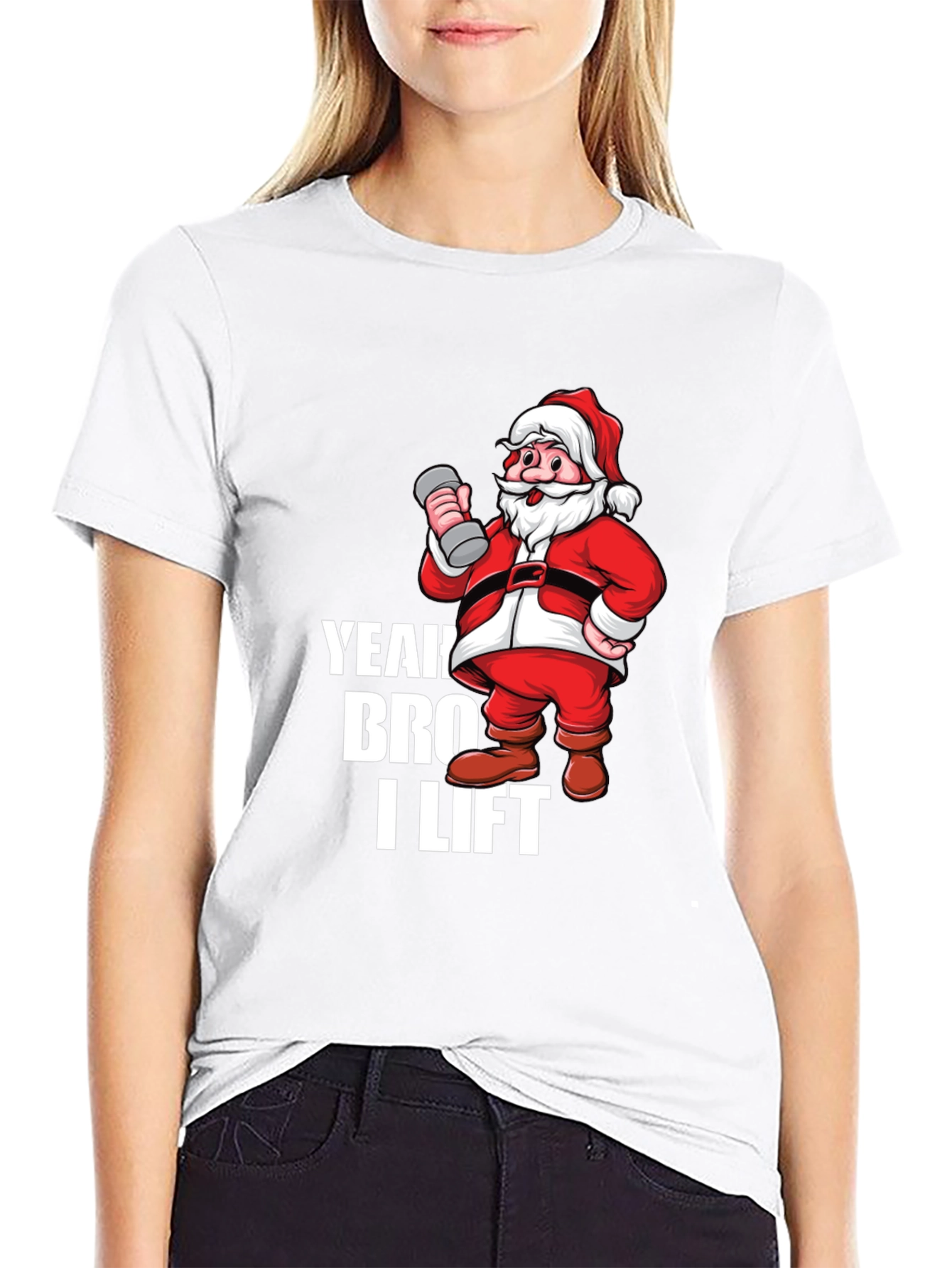 Yeah Bro I Lift Santa Gym T-Shirt