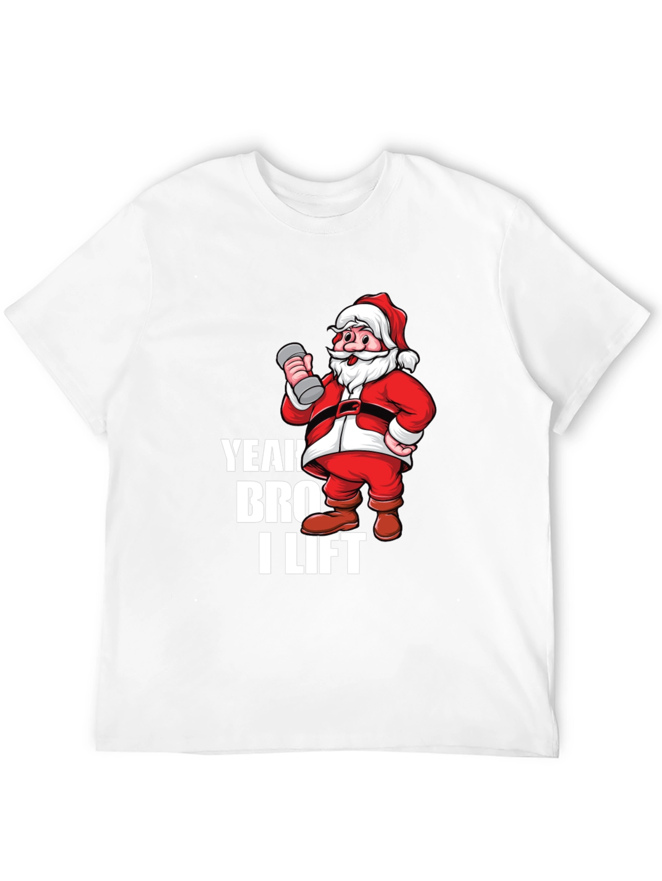 Yeah Bro I Lift Santa Gym T-Shirt