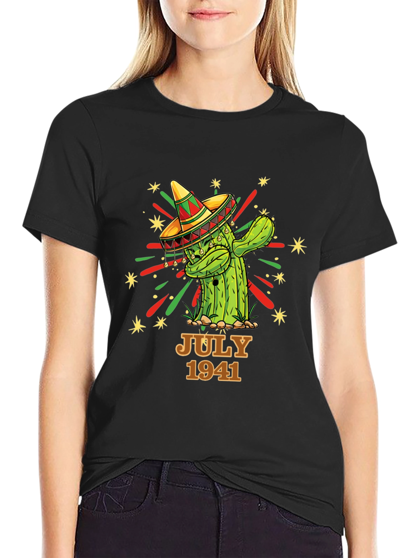 Funny Cactus July 1941 Birthday T-Shirt