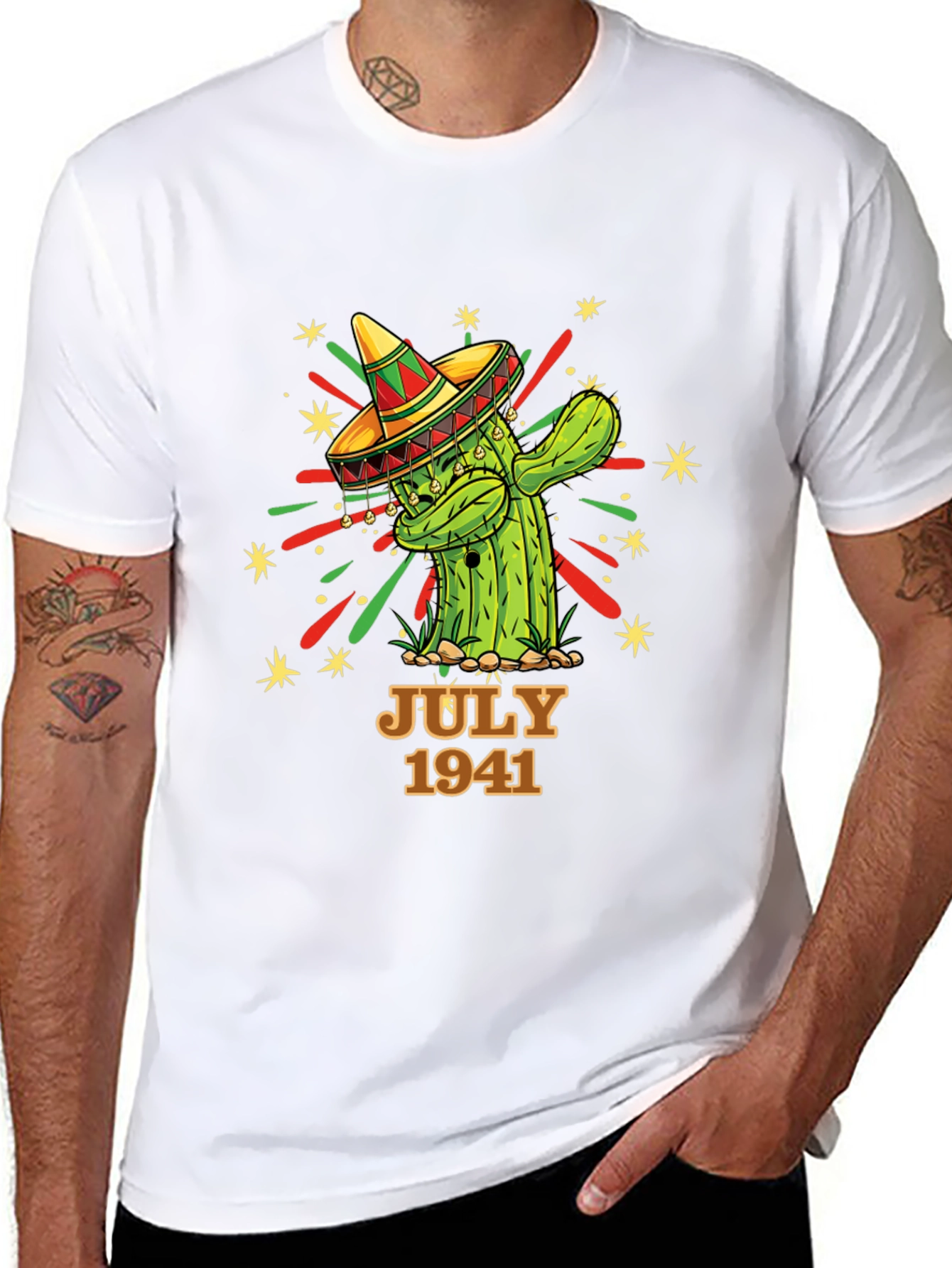 Funny Cactus July 1941 Birthday T-Shirt