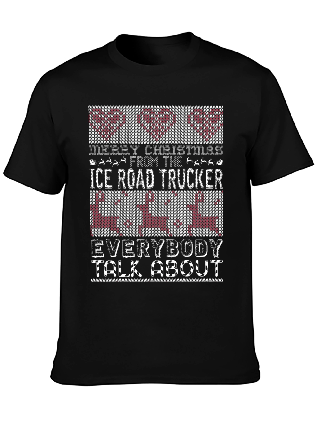 Ice Road Trucker Christmas T-Shirt
