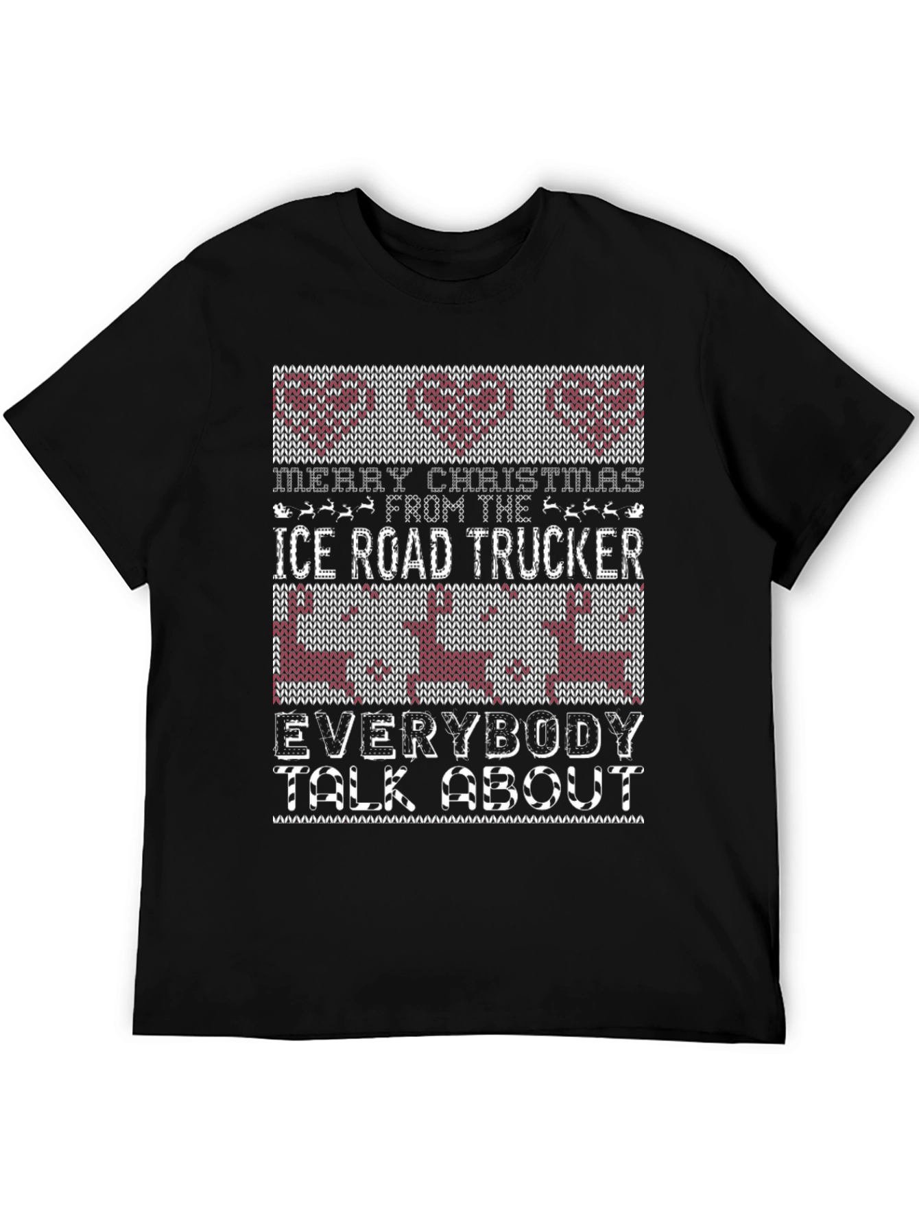 Ice Road Trucker Christmas T-Shirt