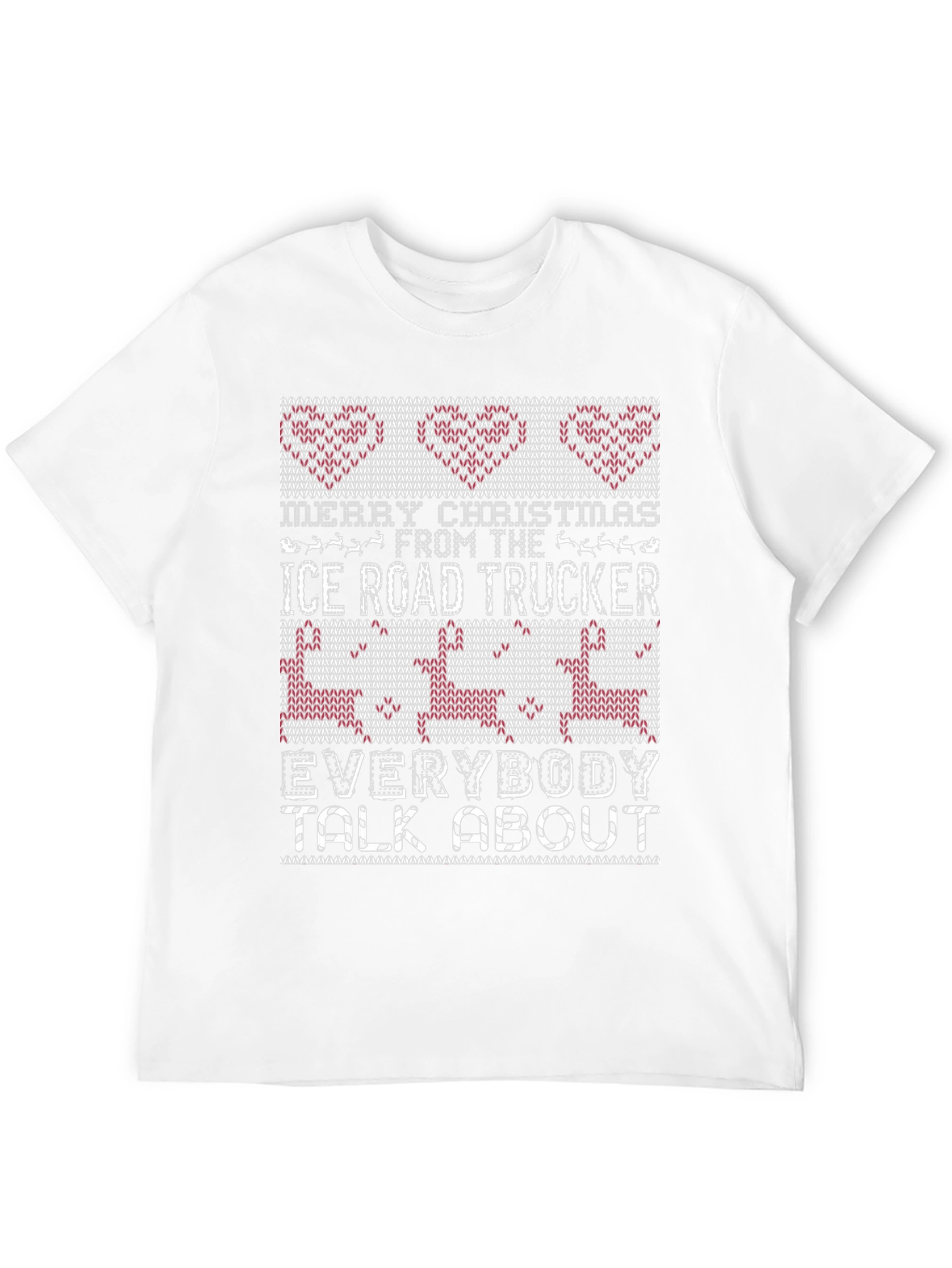 Ice Road Trucker Christmas T-Shirt