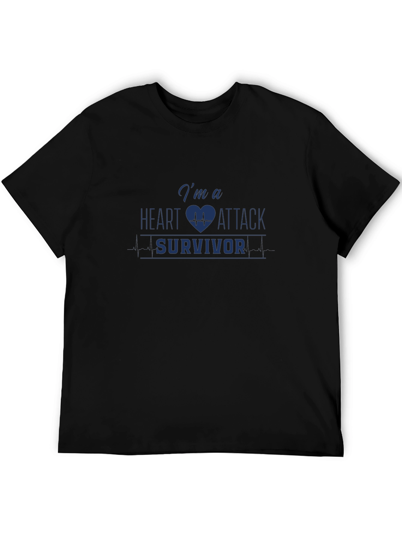 Heart Attack Survivor T-Shirt Graphic Tee