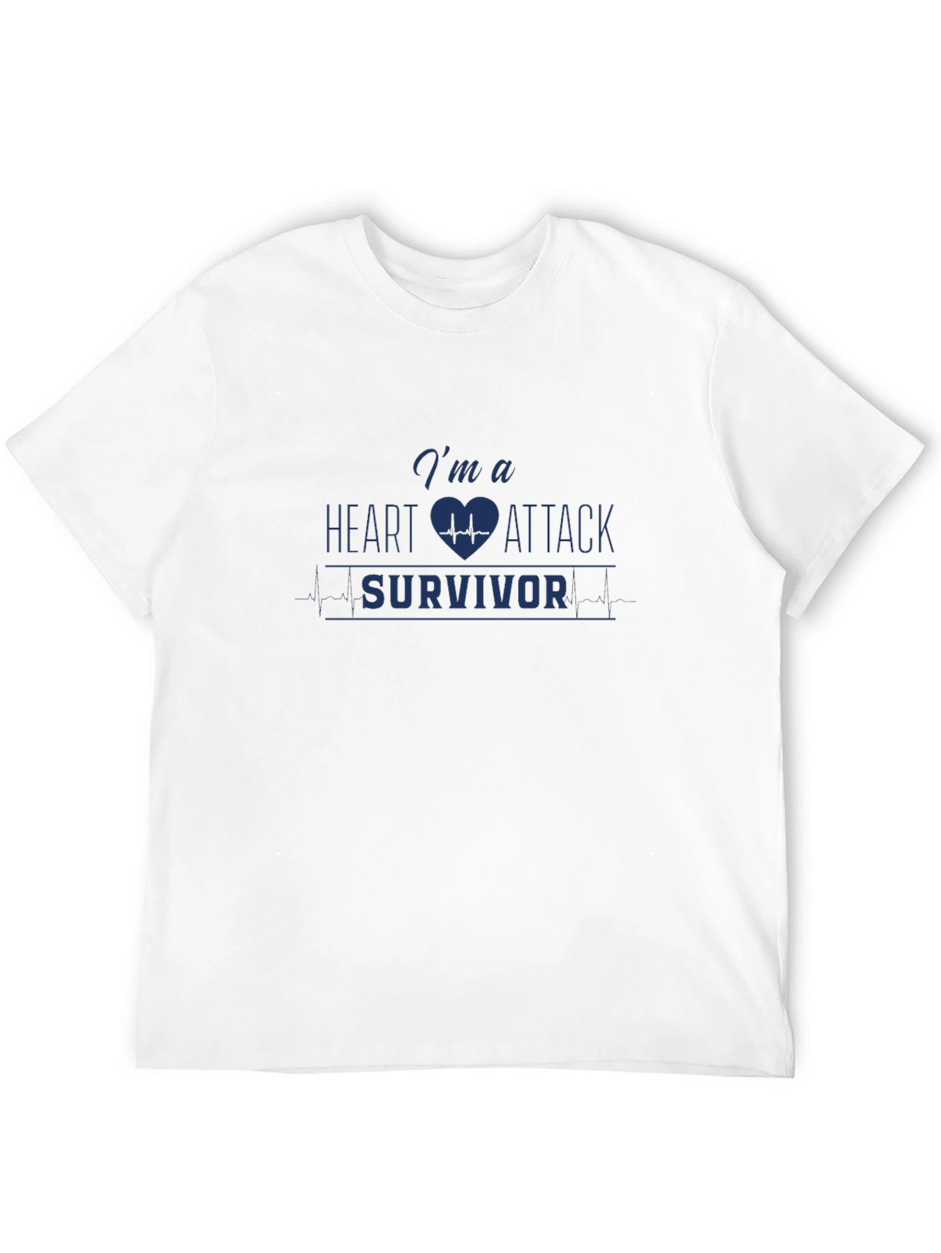 Heart Attack Survivor T-Shirt Graphic Tee