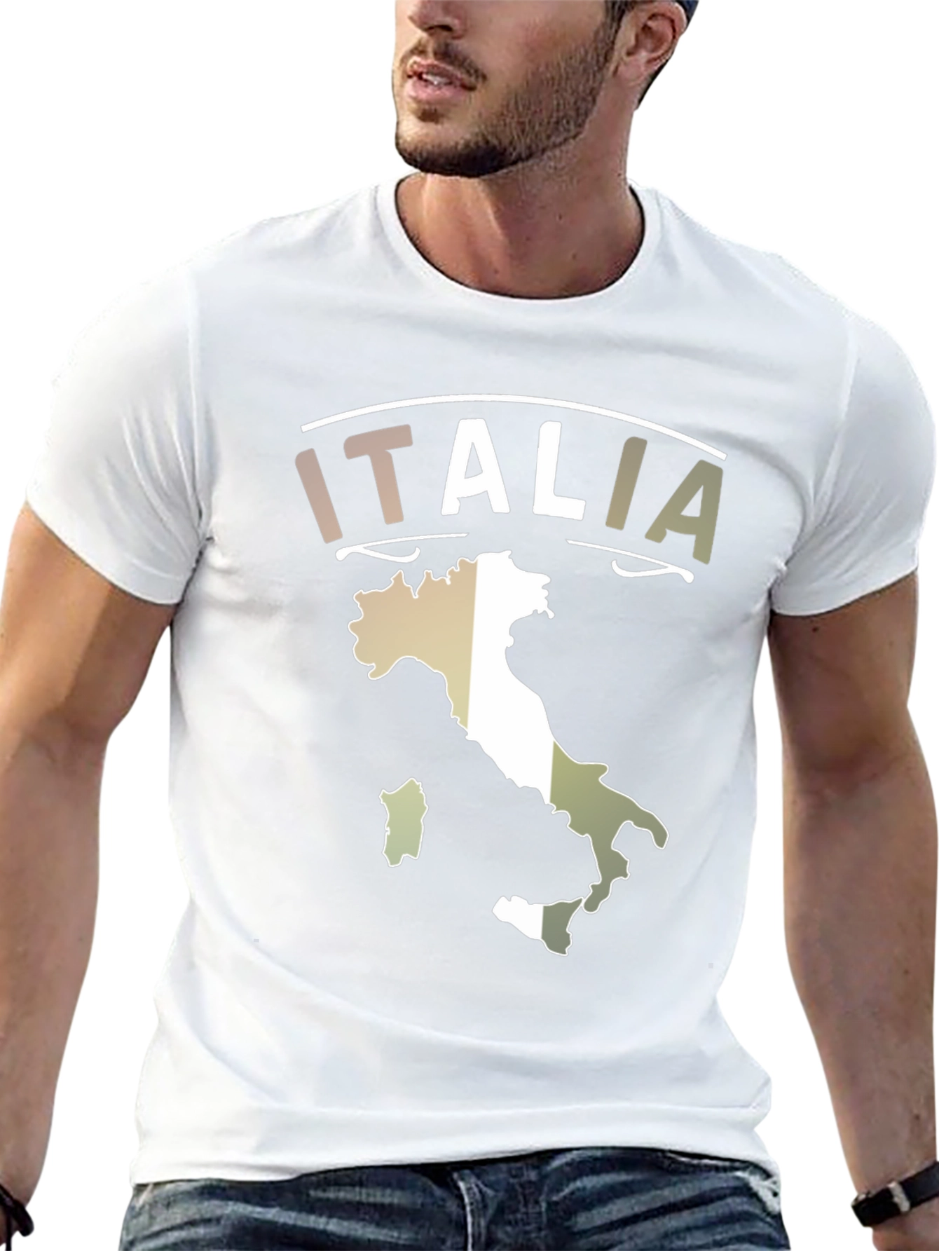 Italia Map T-Shirt - Italian Pride Tee