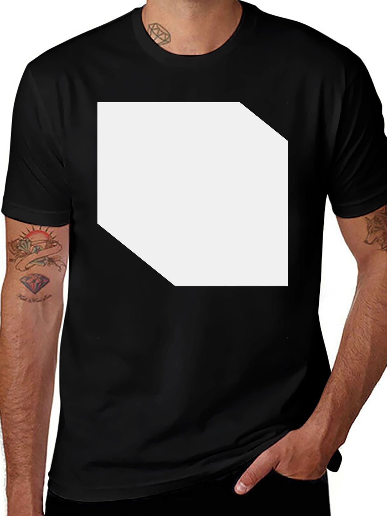 Classic Black Crew Neck T-Shirt