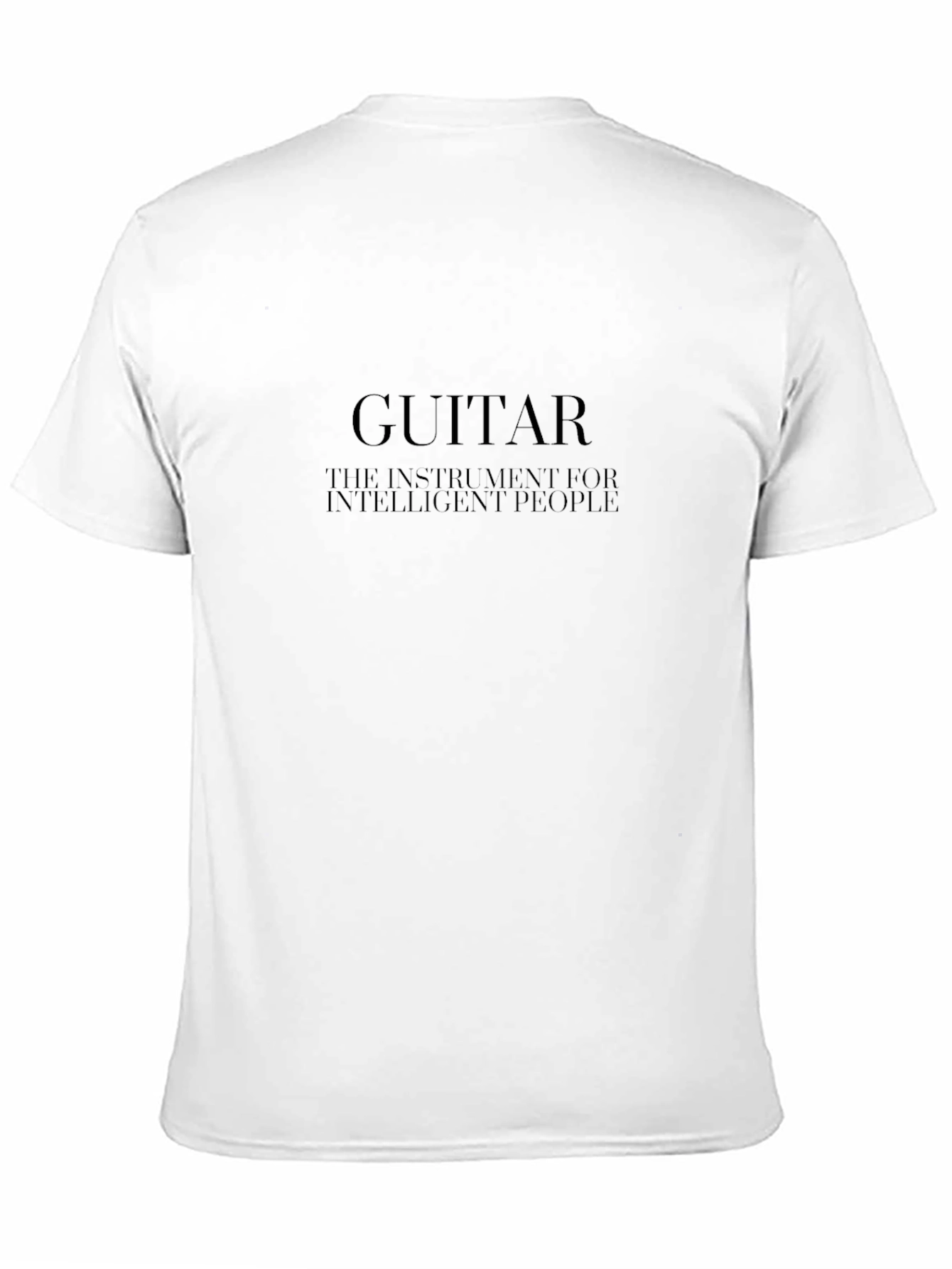 Guitar Instrument for Intelligent People Black T-Shirt