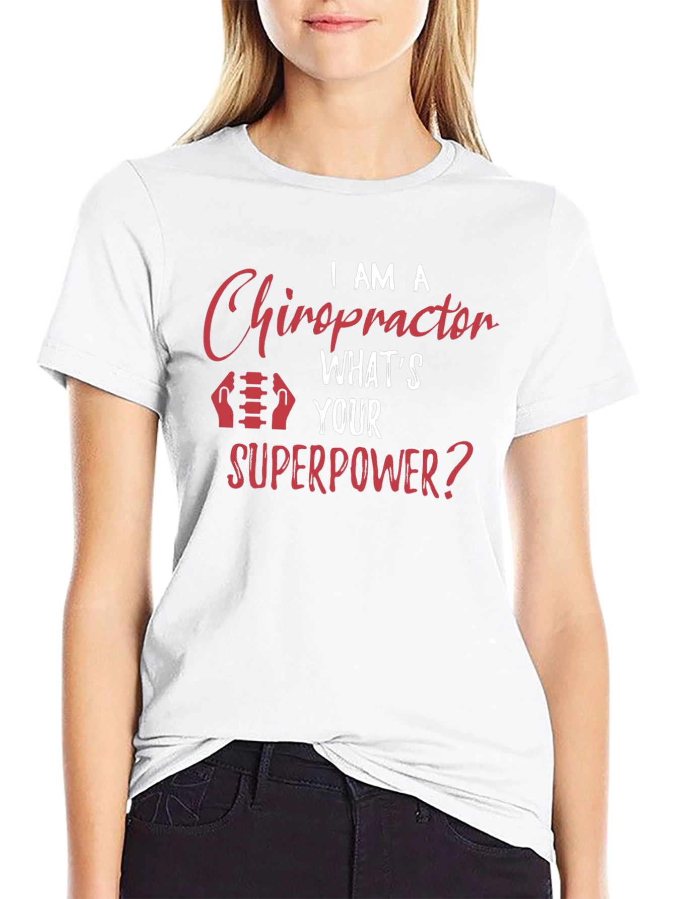 Chiropractor Superpower T-Shirt - Black