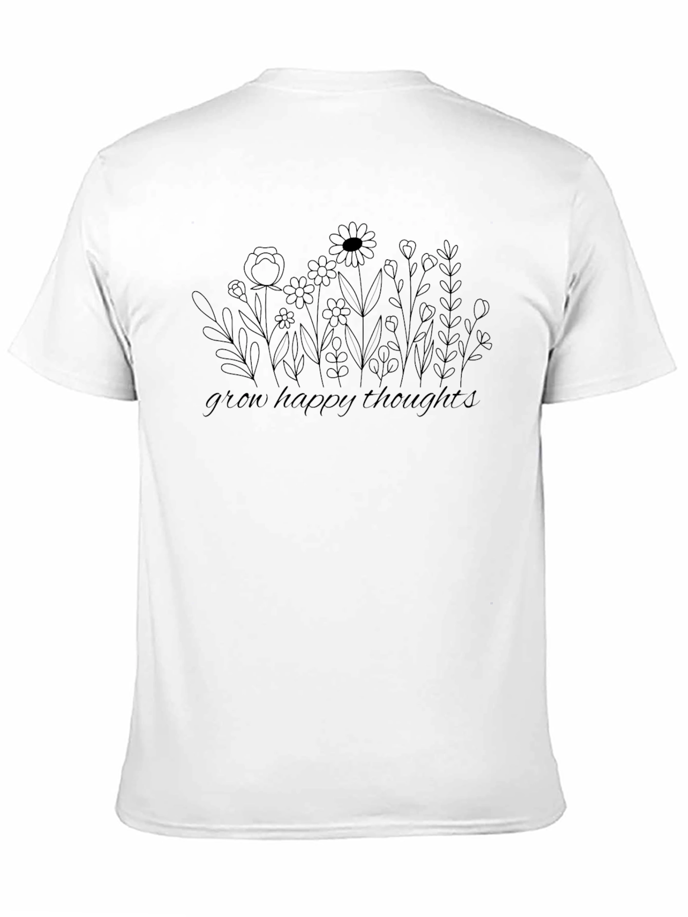 Grow Happy Thoughts Graphic T-Shirt