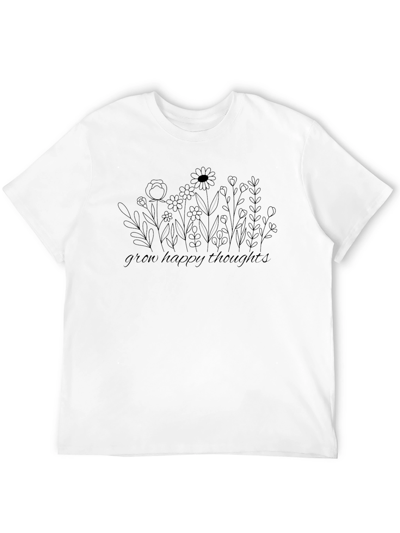 Grow Happy Thoughts Graphic T-Shirt