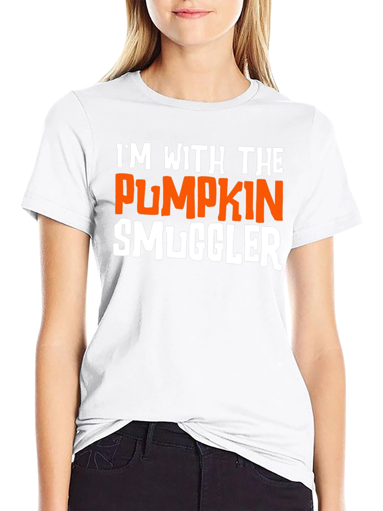Pumpkin Smuggler Graphic T-Shirt - Halloween Funny Tee