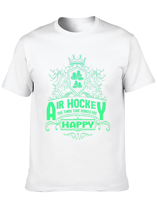 Air Hockey Makes Me Happy T-Shirt
