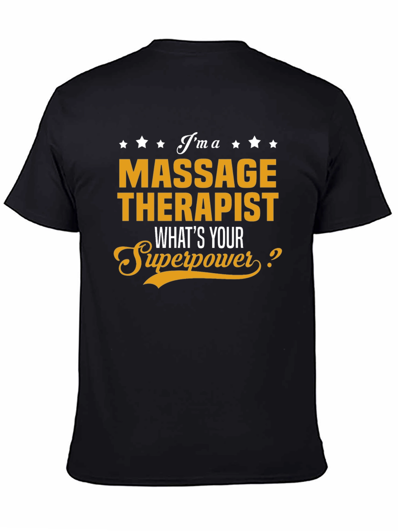 Massage Therapist Superpower Graphic T-Shirt