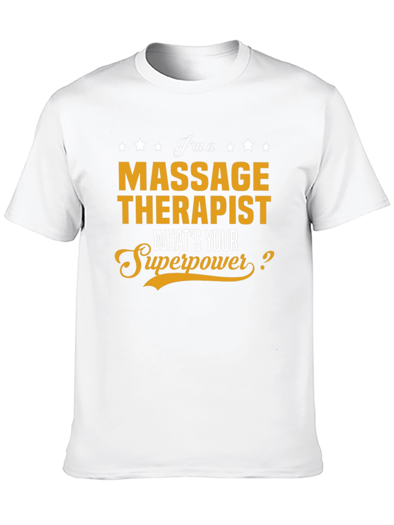 Massage Therapist Superpower Graphic T-Shirt
