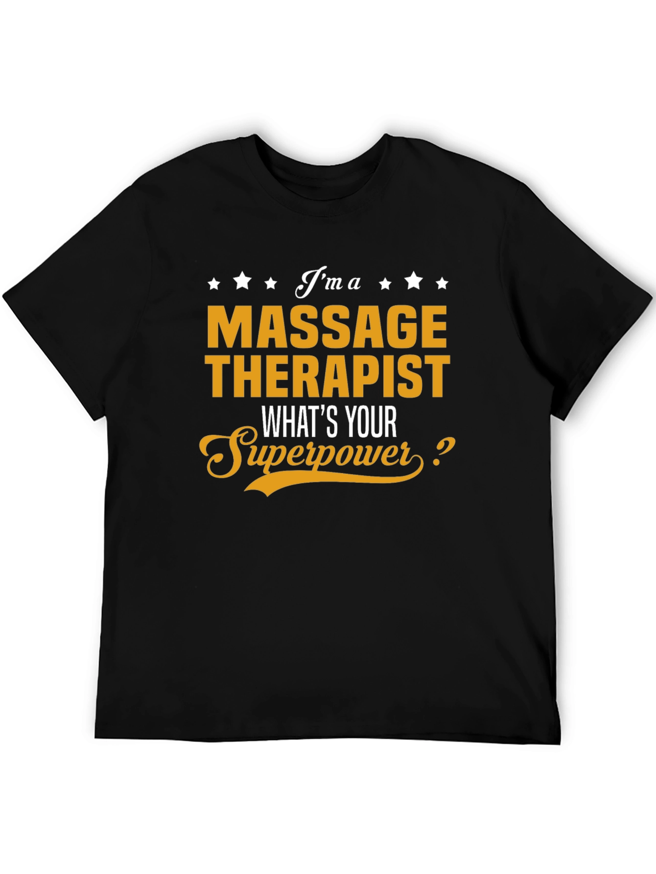 Massage Therapist Superpower Graphic T-Shirt